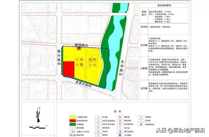 最新邢台改造规划图,邢台市片区规划图