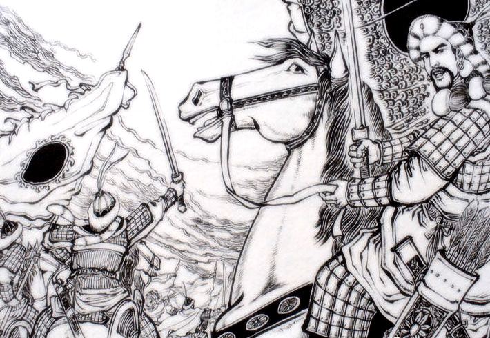 得知自己当皇帝那天，他正在自家的后院踢足球