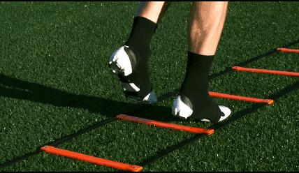 足球绳梯的100种训练方法,绳梯篮球训练100种方法