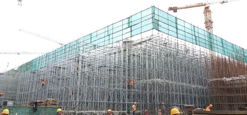 盘扣式脚手架施工方案设计过程,盘扣式脚手架搭设图纸解说