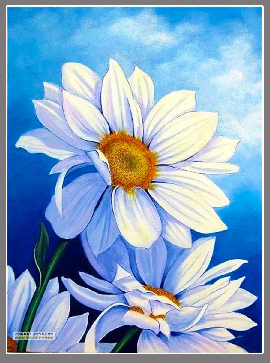儿童画创意水粉画8-10岁,100幅适合零基础的儿童水粉画