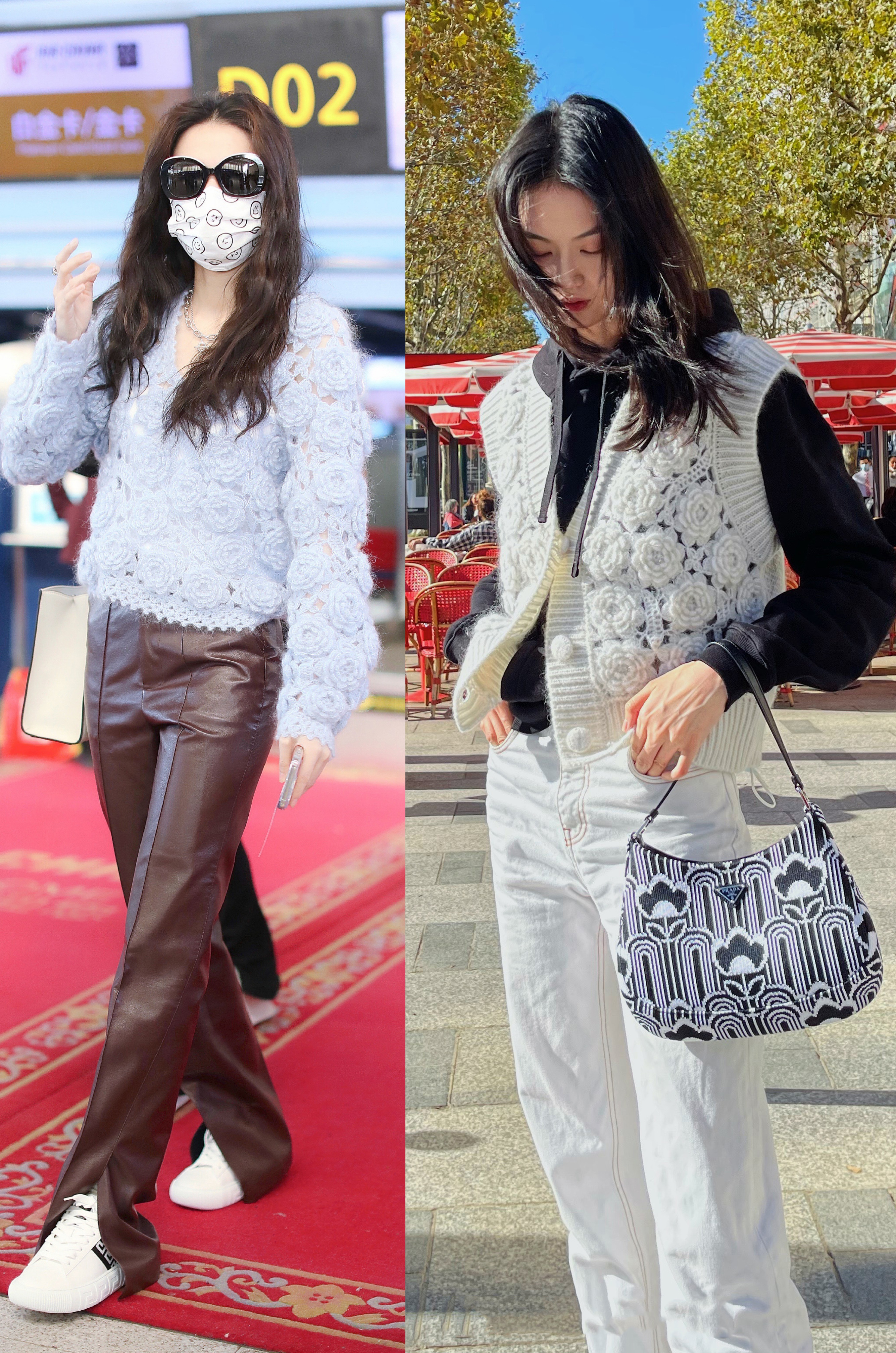 毛衣穿搭女秋冬oversize,毛衣穿搭女秋冬修身长款针织