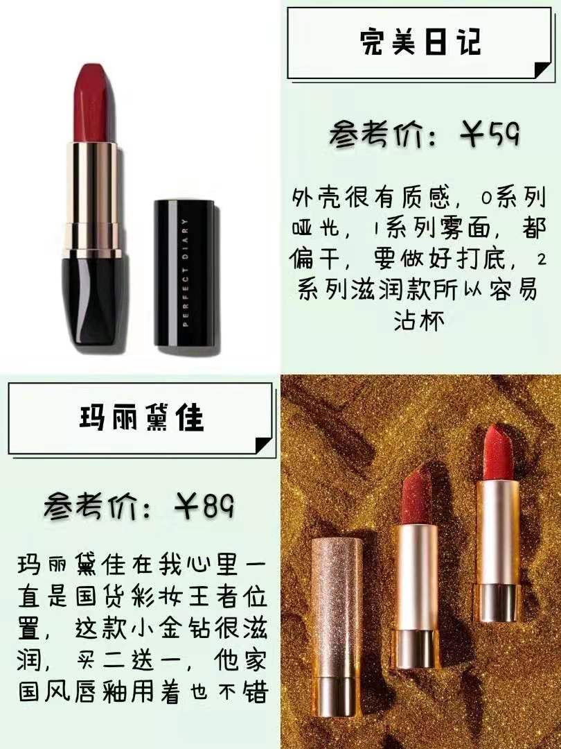 口红推荐日常百搭不沾杯,又红又亮又不掉色的口红