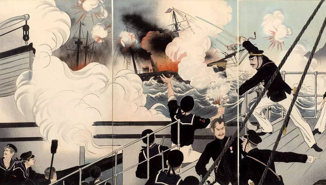 南洋水师镇海海战,南洋水师与日军海战