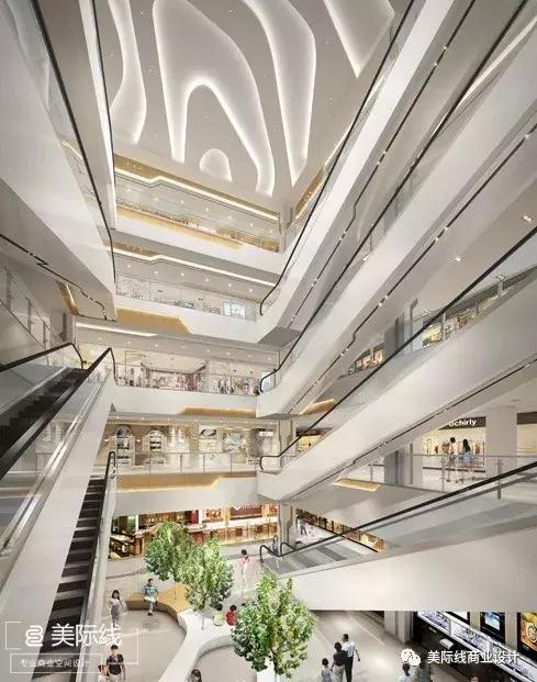 大型购物中心中庭设计案例,中庭设计商场