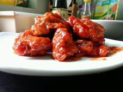 懒人版糖醋排骨无油不用炒不加糖,懒人版糖醋排骨教学