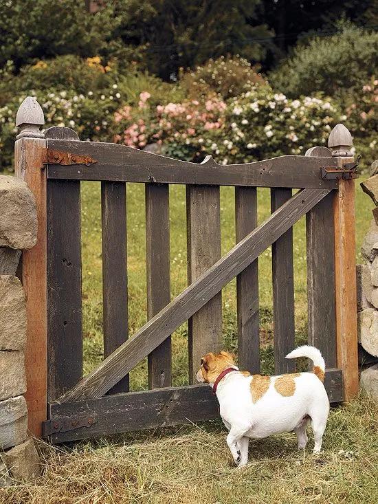 庭院栅栏门锁具,极简庭院栅栏门