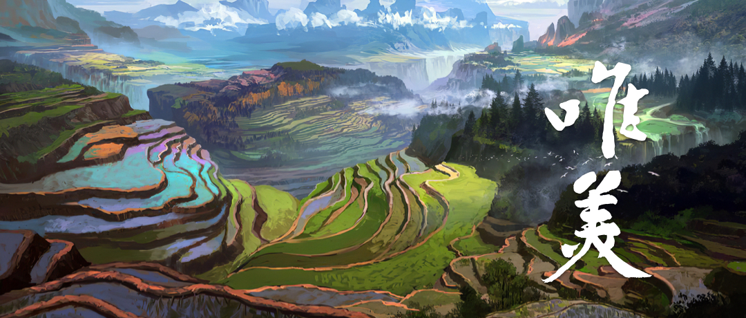 动漫插画风景壁纸,电脑壁纸风景简约高清