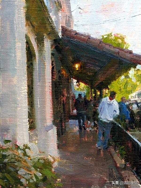 美国艺术家乔biwler油画作品赏析,丽莎印象派油画欣赏