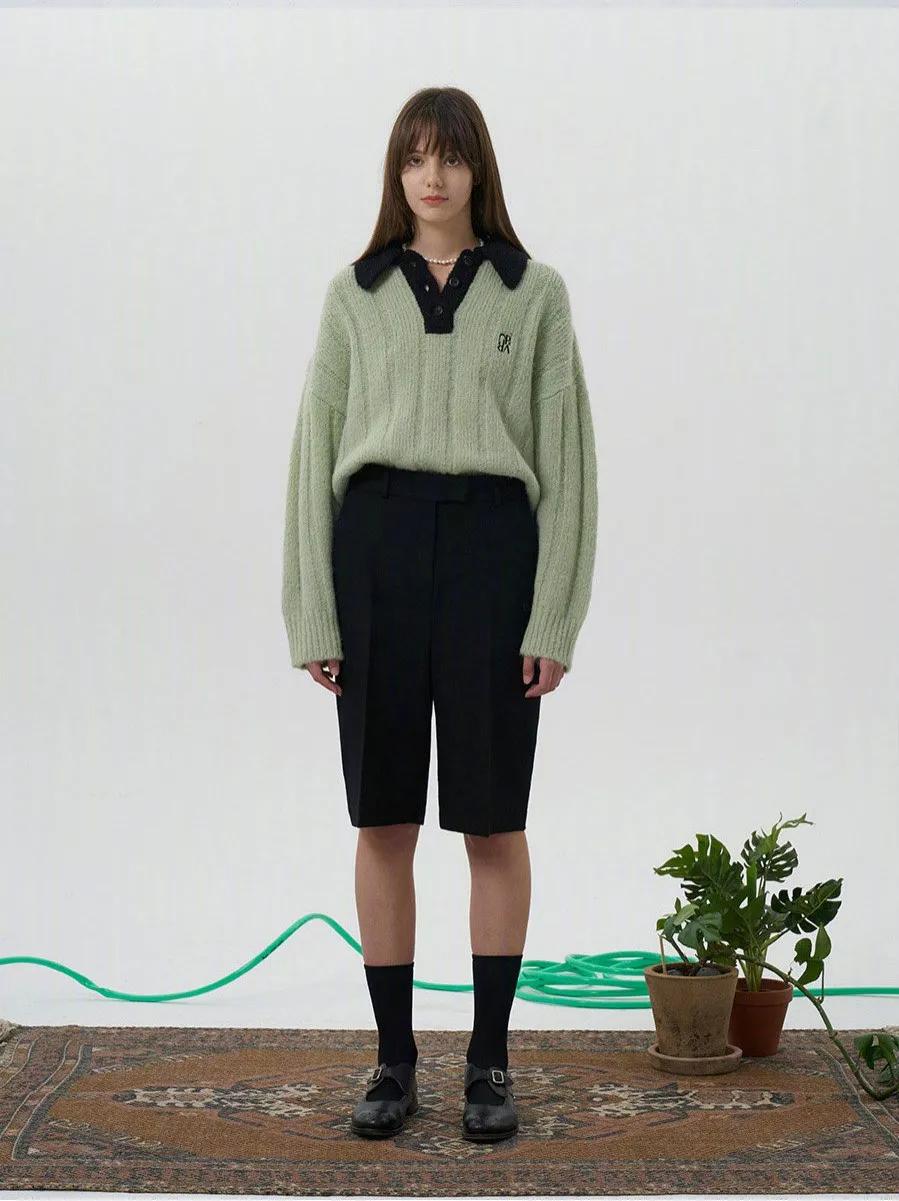 气质针织秋冬穿搭一整套,明星同款针织衫日常穿搭