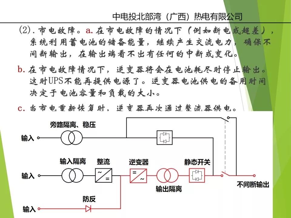 变电站直流系统ups的作用,发电厂ups系统教程