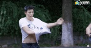 亲爱的热爱的韩商言腹肌,韩商言露出全部腹肌