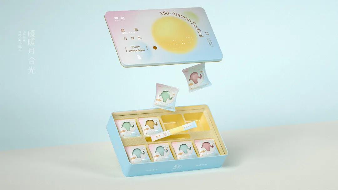 国潮风格的礼盒包装设计,融合中国传统文化的设计