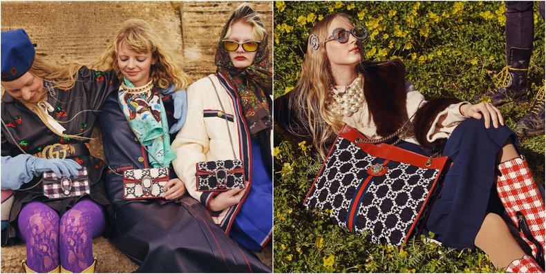 gucci2019秋冬系列图片,gucci2019秋冬系列女装look