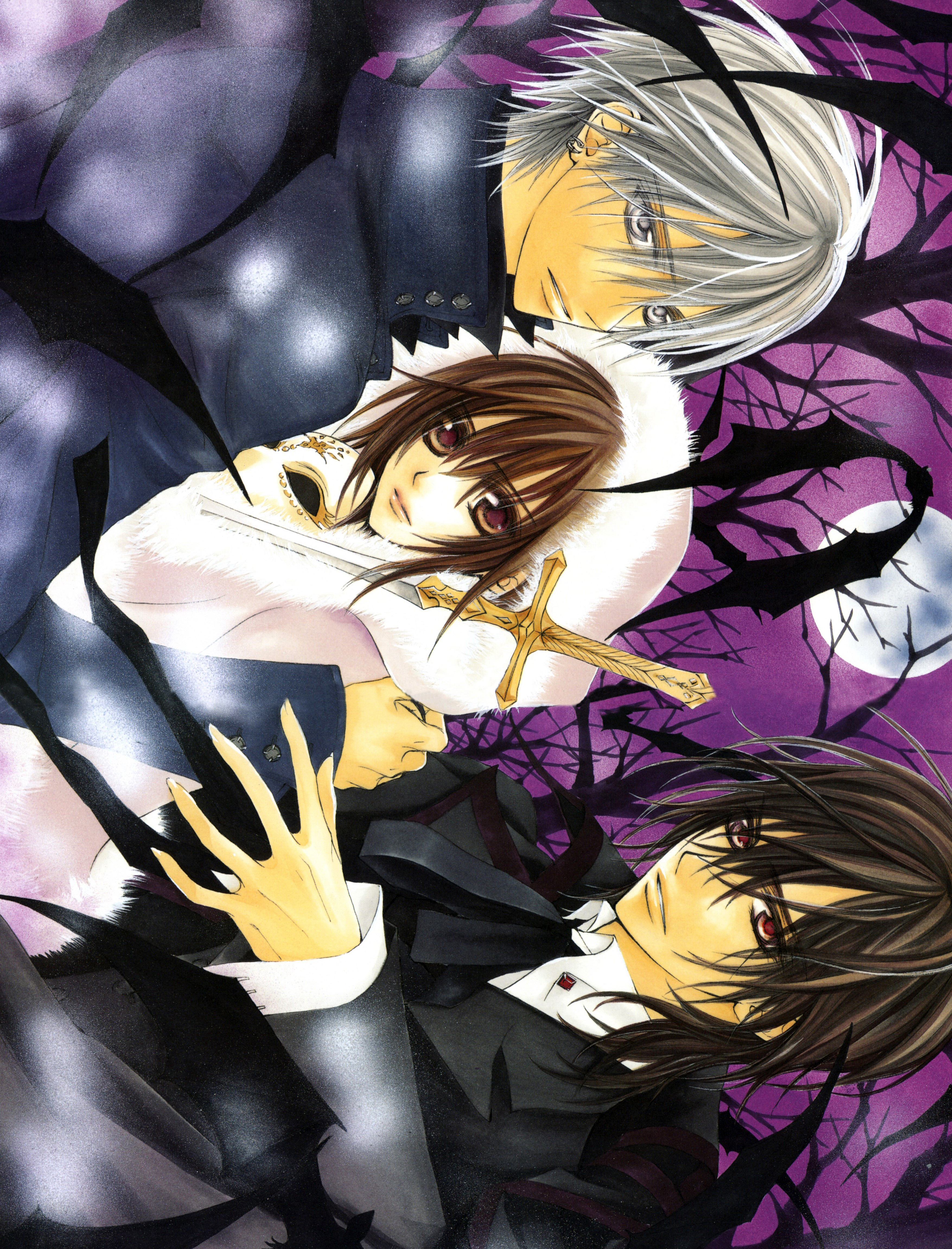 有关帅气吸血鬼的漫画图片,画风超精致的日本吸血鬼漫画