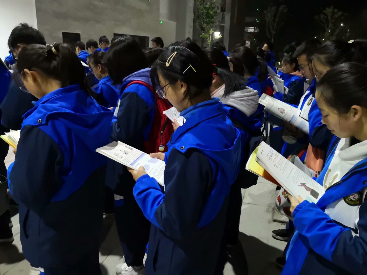 清晨的校园弥漫大雾,清晨的校园