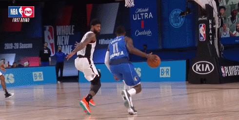 就你叫东契奇啊？乔治反弹砍35分，鱼竿送你了