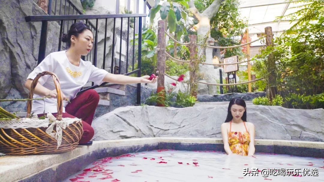 天津仁爱团泊湖温泉夏天,天津热带雨林主题温泉