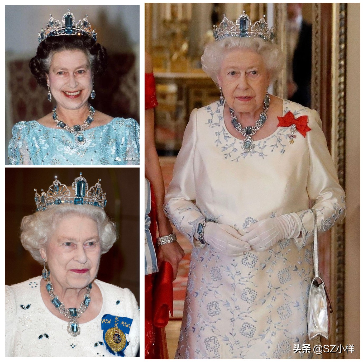 英国女王多奢侈,英国女王佩戴珠宝来源图