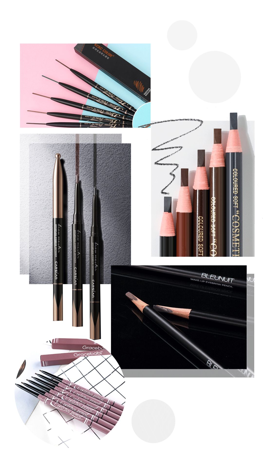 国货彩妆眉笔推荐平价品牌有哪些,李佳琦推荐眉笔防水防汗持久国货