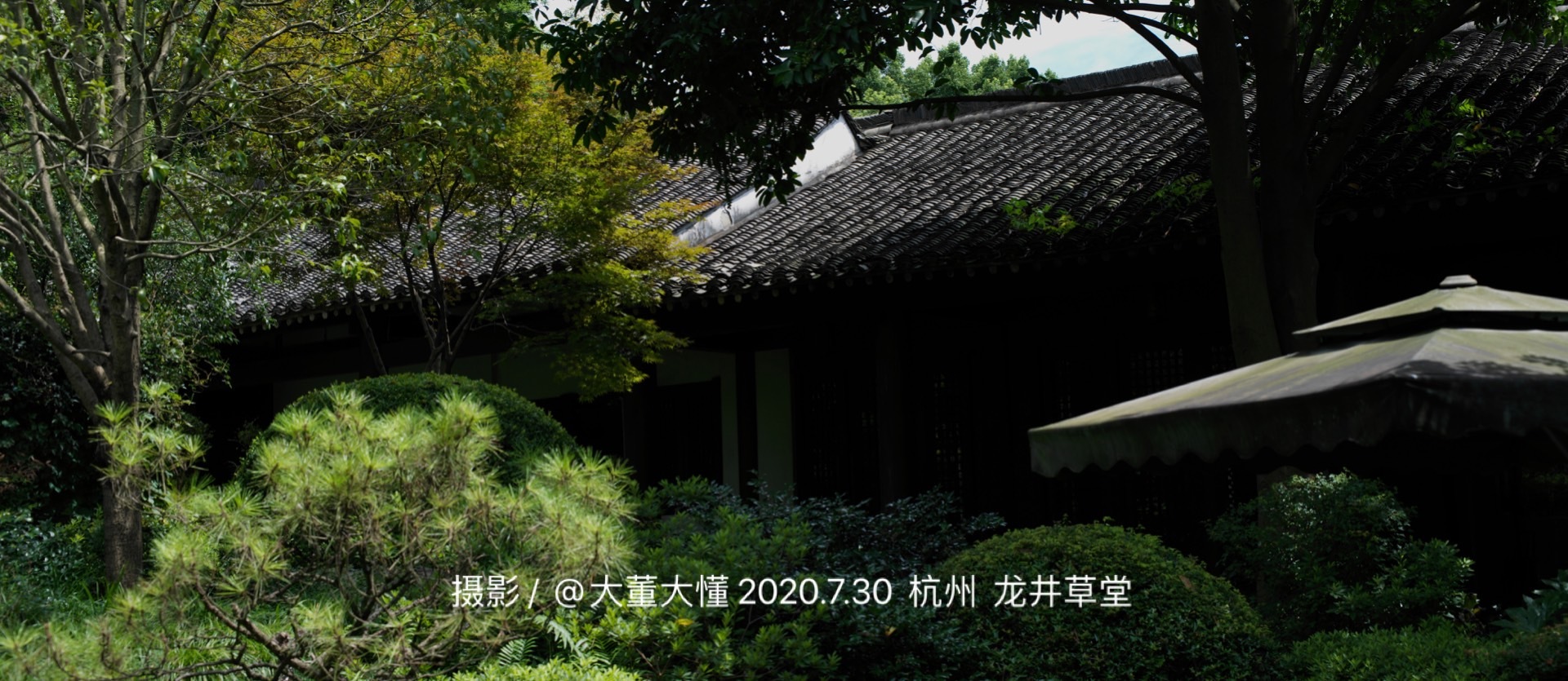 #凤凰网大饭局#龙井草堂的万千气象