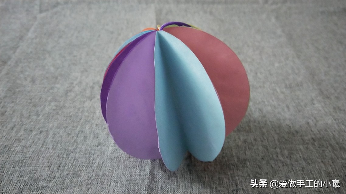 里面可以放蜡烛的灯笼折纸教程,一二三年级最简单手工灯笼折纸