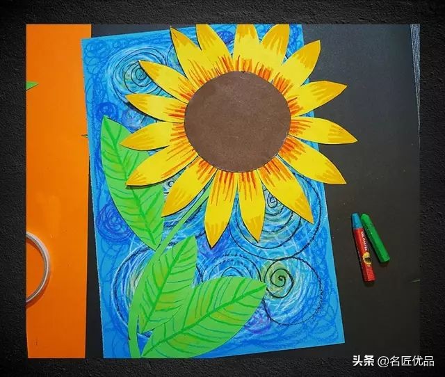 幼儿园向日葵绘本手工制作简单的,向日葵手工diy图片大全大图