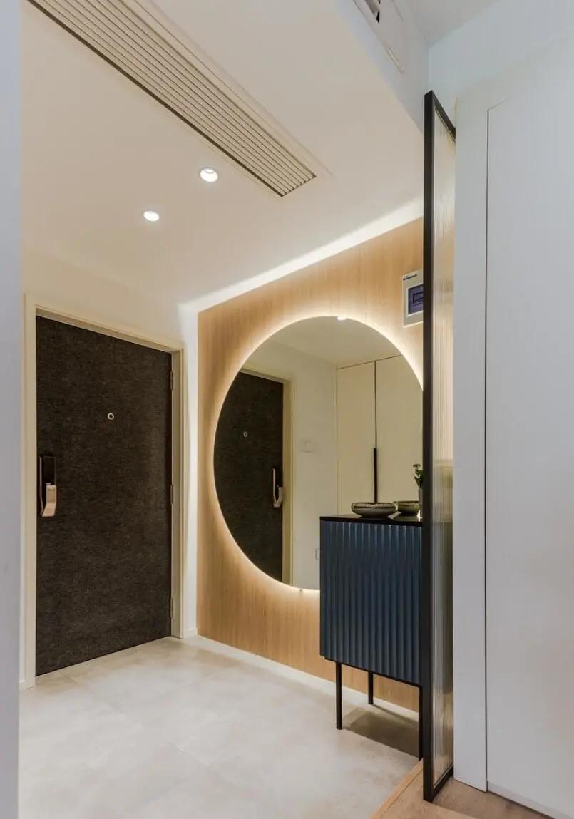 进门走廊太长又窄怎么布置,进门玄关走廊怎么设计