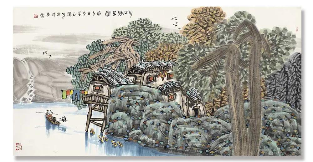 谢定超现代山水画艺术,谢定超山水画欣赏