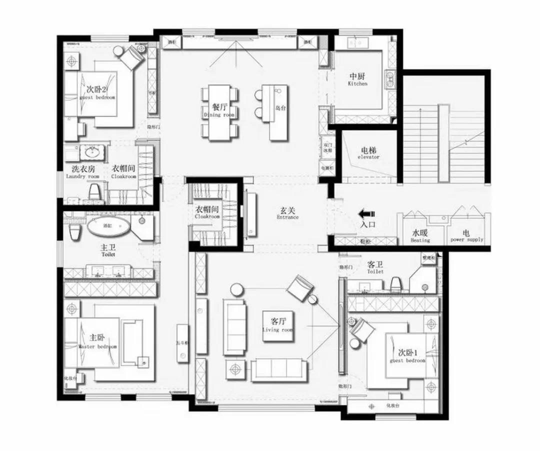 深圳装修设计推荐80平,深圳复式300平装修设计参考
