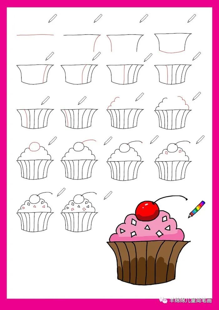 生日礼物简单又好看的生日贺卡,超级简单的手绘生日贺卡