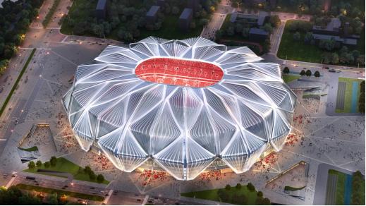 广州番禺恒大足球场,广州恒大足球场最新建设进度