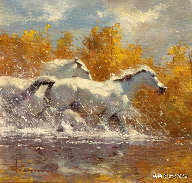 科尔曼油画作品欣赏,卡罗勒斯杜兰油画作品欣赏