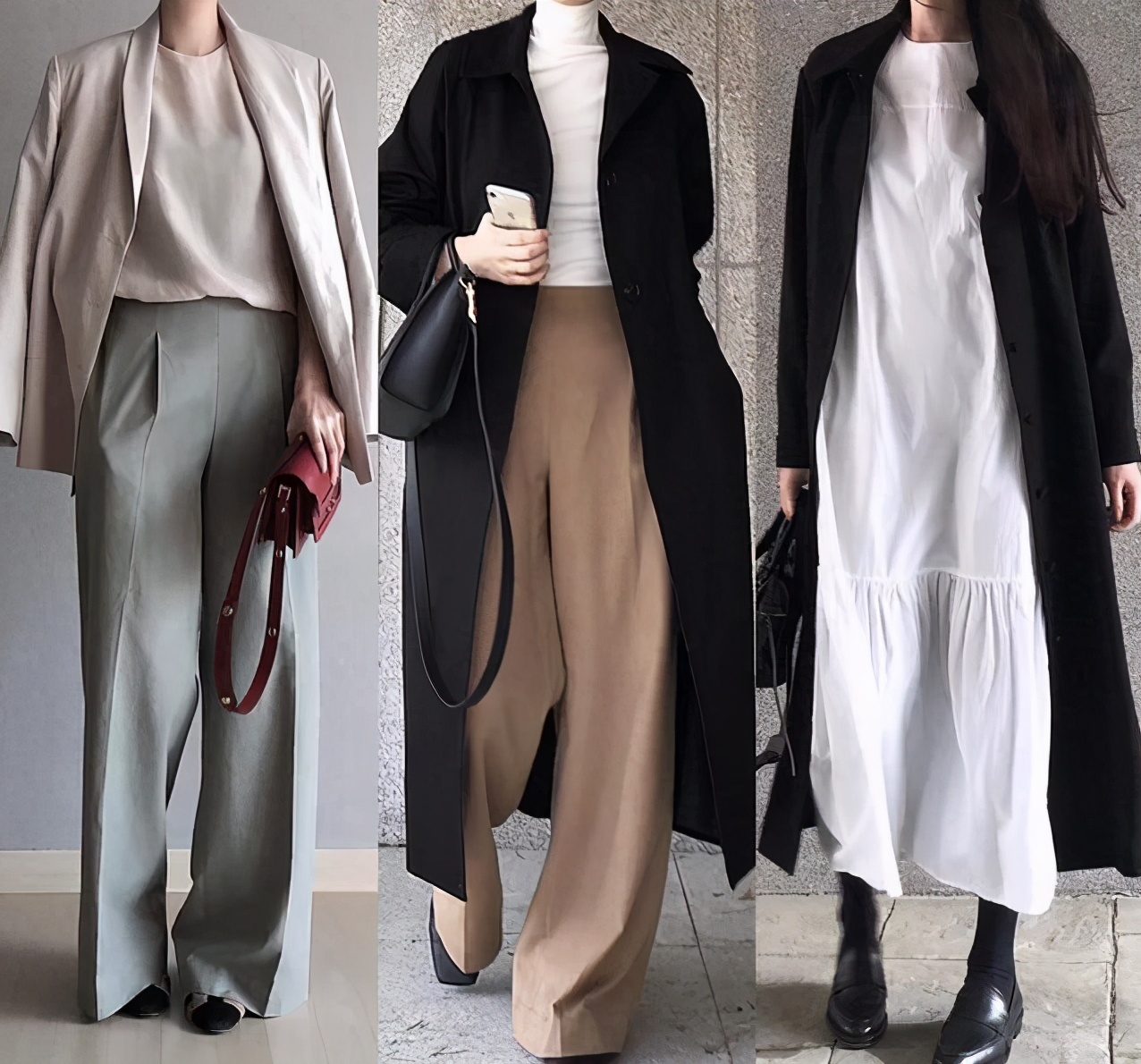 多种颜色不同穿搭风格轻松搭配,搭配参考一波简约耐看的穿搭示范