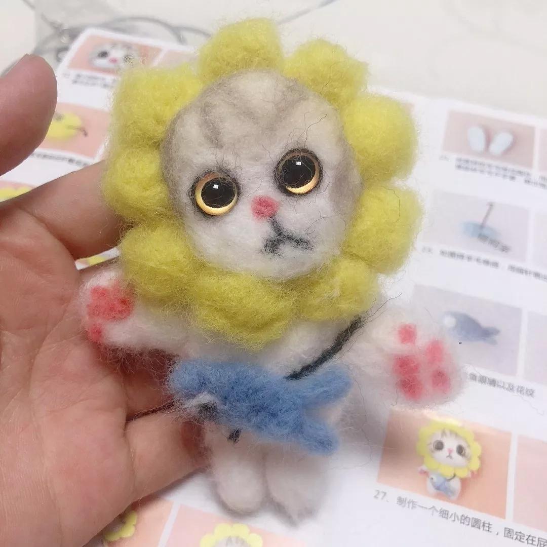 治愈系羊毛毡手工制作,毛毡手工diy大全
