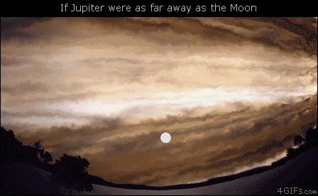 木星在月球轨道上看有多大,把木星放到太阳里会发生什么