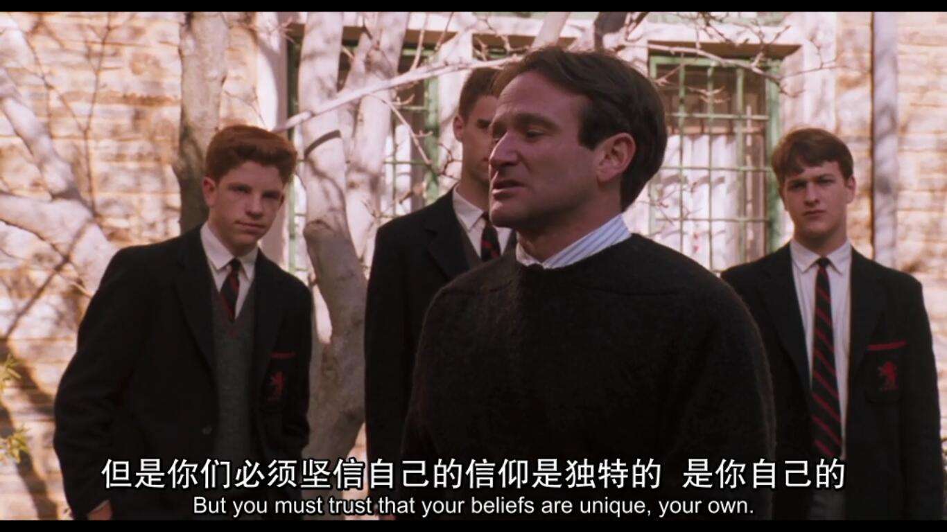 死亡诗社英语经典台词励志,死亡诗社经典台词