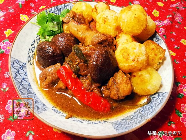 如何做出更美味的土豆香菇鸡,黄焖鸡加土豆香菇最下饭菜