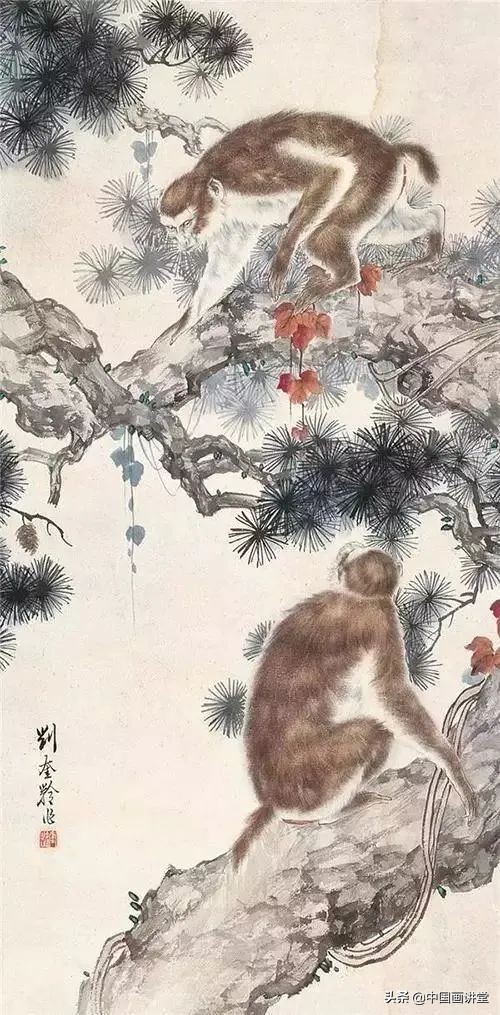 国画猴子画法,国画猴子教学
