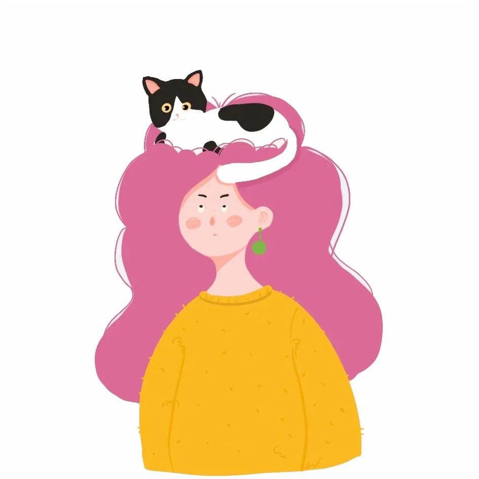 卡通头像可爱呆萌动漫人物q版,微信头像卡通可爱女生唯美动漫