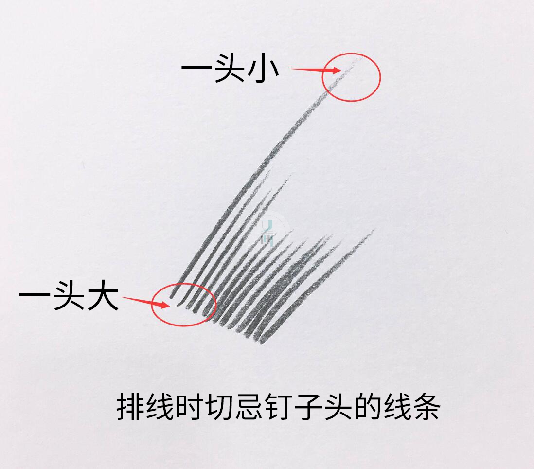 素描长线条的画法,素描短线条教程