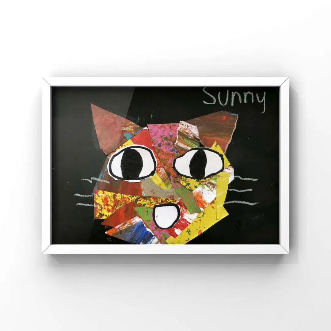 拼贴画美术作品,好看的拼贴画