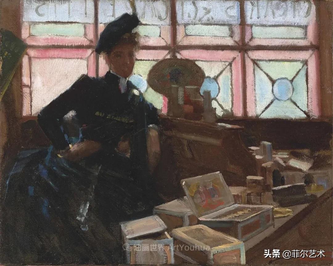 爱尔兰画家的风景油画欣赏,胡安米罗油画作品欣赏