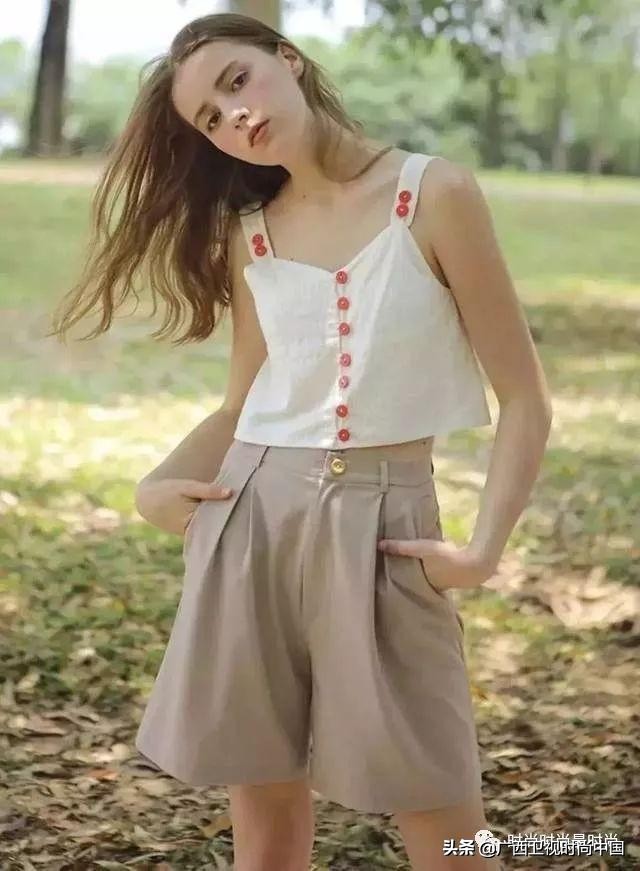 显瘦夏季短裤女西装,短裤显瘦西装面料高级