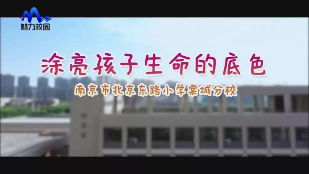 专题片|《涂亮孩子生命的底色》——南京市北京东路小学棠城分校