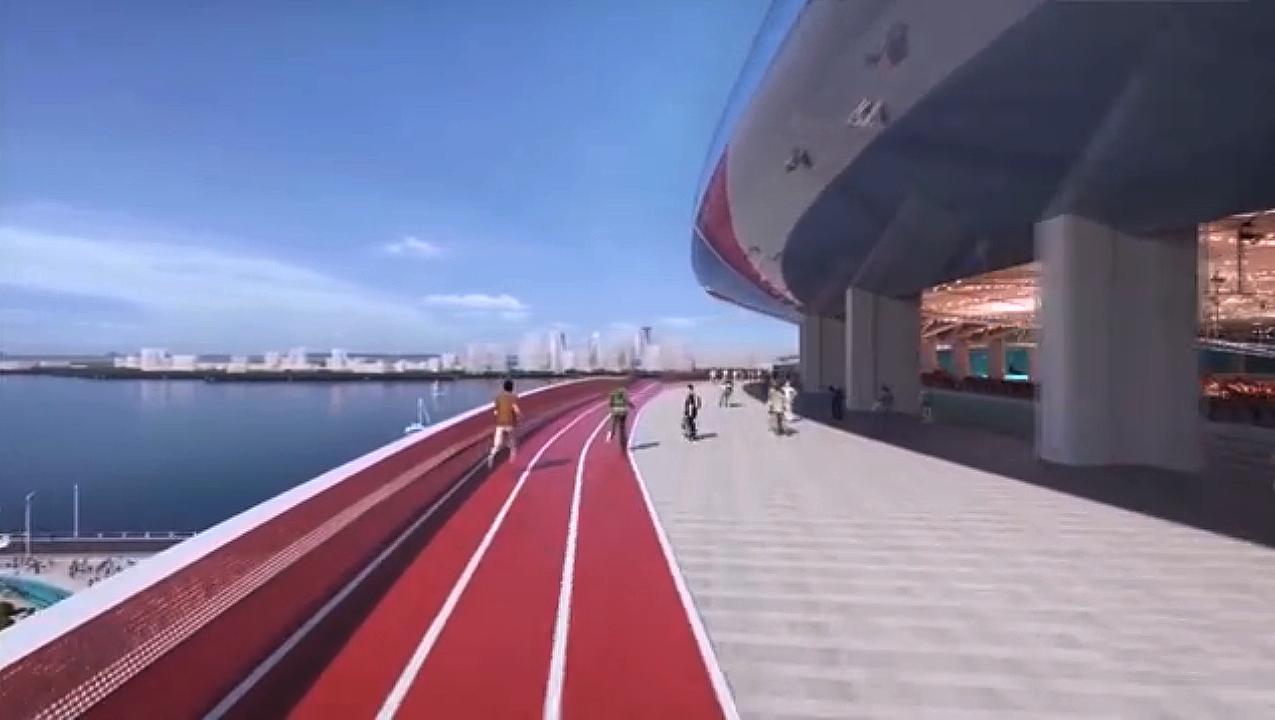 大连梭鱼湾足球场建设结构和设计,大连梭鱼湾专业足球场建造费用