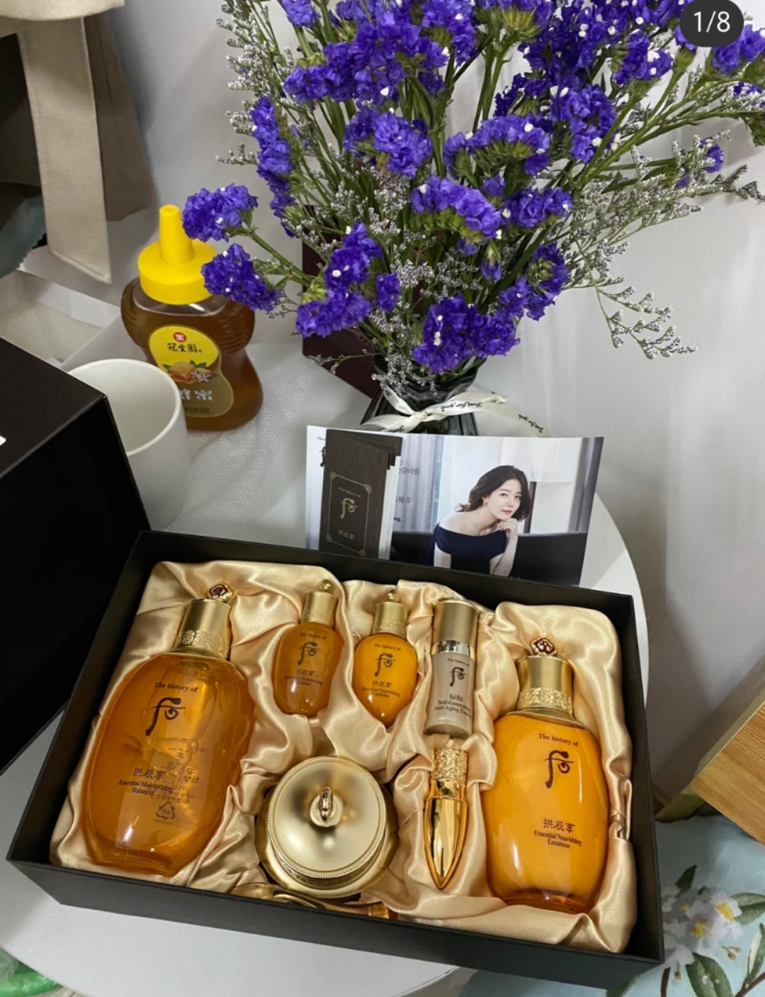 韩国whoo护肤品套装正品,whoo拱辰享和天气丹水乳测评