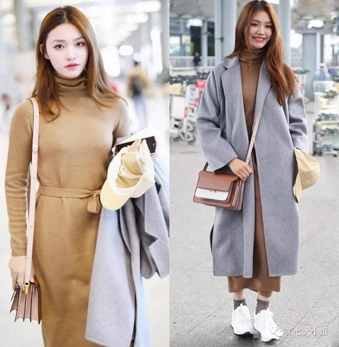 针织裙可以让你大方又得体,针织裙冬款气质减龄洋气