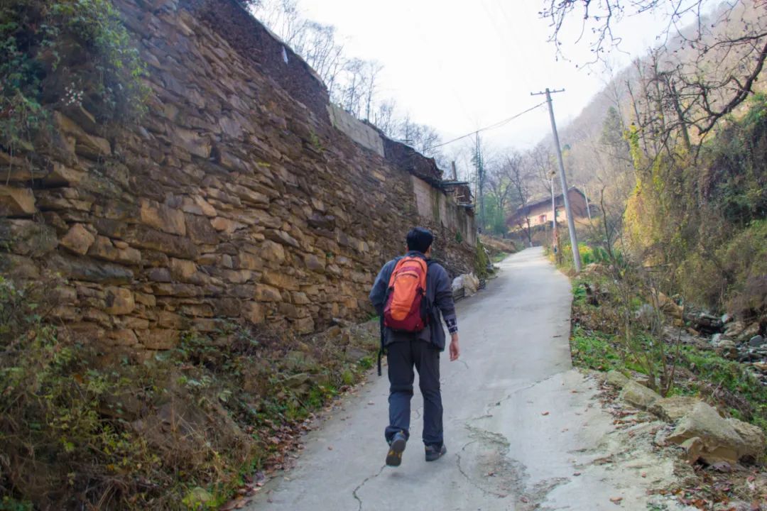 寻访秦岭龙潭村，背篓都是背在背上，这位大婶为何将其挎在腰间？