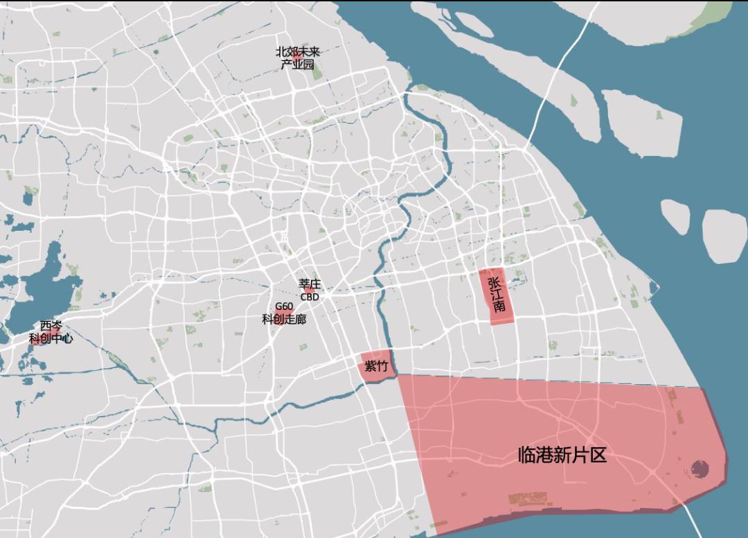上海各区规划对比,上海新一代城市规划